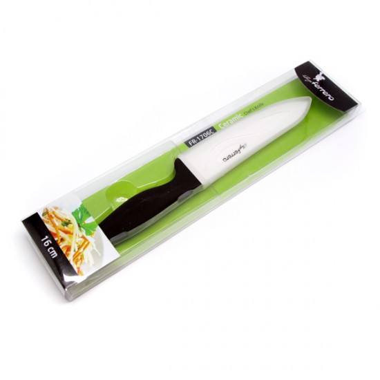 Нож Luigi Ferrero FR-1706C 16cm, керамичен, черен Нож Luigi Ferrero FR-1706C 16cm, керамичен, черен