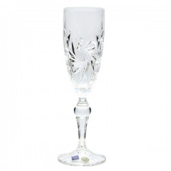 Чаша за шампанско Bohemia 1845 Pinwheel 180ml, 6 броя