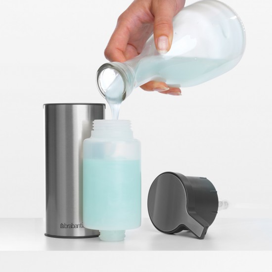 Дозатор за течен сапун Brabantia Profile Matt Steel Fingerprint Proof