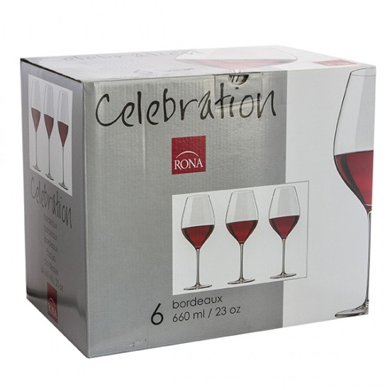 Чаша за вино Rona Celebration 6272 660ml, 6 броя Чаша за вино Rona Celebration 6272 660ml, 6 броя