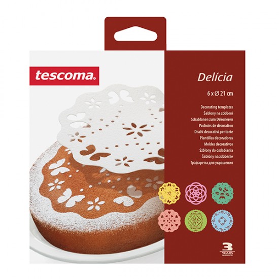 Шаблони за декорация комплект Tescoma Delicia 6 броя Шаблони за декорация комплект Tescoma Delicia 6 броя