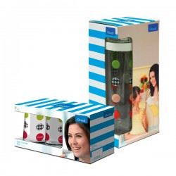 Чашa за вода Ocean Dots 3B0651103G0054 310ml, 3 броя