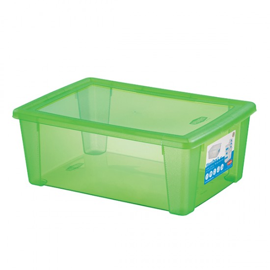 Универсална кутия Stefanplast Visual Box L, 10L, зелена Универсална кутия Stefanplast Visual Box L, 10L, зелена
