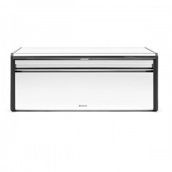 Кутия за хляб Brabantia Fall Front Brilliant Steel / Matt Black
