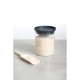 Буркан стъклен Brabantia Stackable 0.6L, Dark Grey