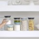 Буркан стъклен Brabantia Stackable 0.3L, Dark Grey
