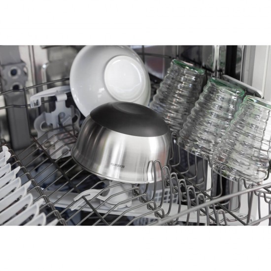 Купа за бъркане Brabantia 1L, Matt Steel / Black