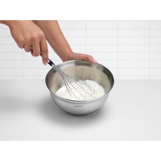 Купа за бъркане Brabantia 1.6L, Matt Steel / Black