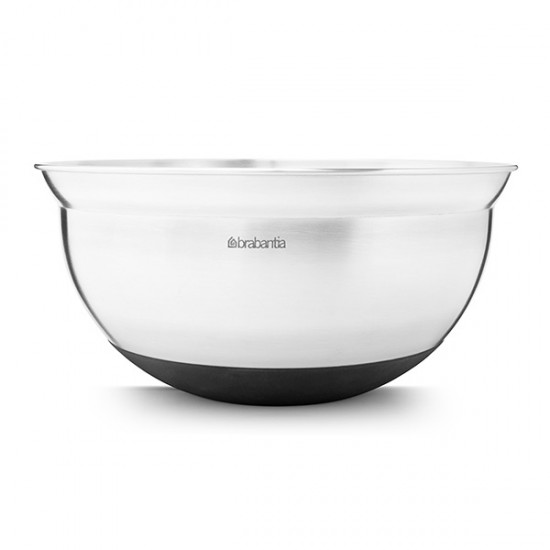 Купа за бъркане Brabantia 3L, Matt Steel / Black Купа за бъркане Brabantia 3L, Matt Steel / Black