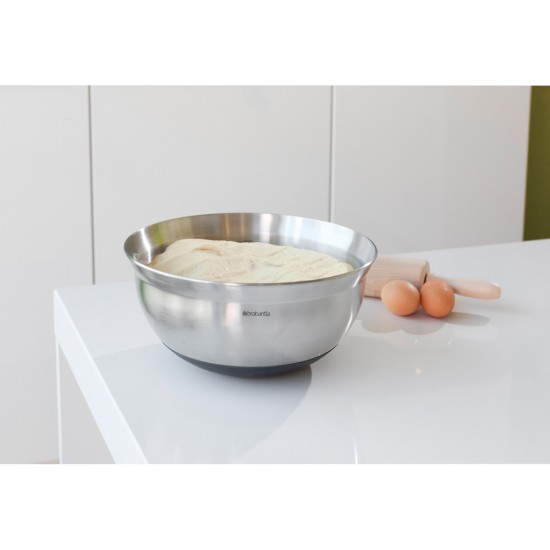 Купа за бъркане Brabantia 3L, Matt Steel / Black
