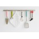 Лайсна за прибори Brabantia Accent Line 60cm, Matt Steel Silver, 7 куки Лайсна за прибори Brabantia Accent Line 60cm, Matt Steel Silver, 7 куки