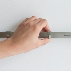 Лайсна за прибори Brabantia Accent Line 60cm, Matt Steel Silver, 7 куки