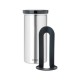 Буркан за 18 броя кафе-капсули Brabantia Matt Steel Fingerprint Proof, Grey Lid