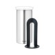 Буркан Brabantia за 18 броя кафе-капсули, Matt Steel Fingerprint Proof, Transparent Lid