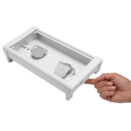 Уред за притопляне Brabantia White, 2 подгревателя