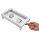 Уред за притопляне Brabantia White, 2 подгревателя