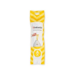 Торба за кош Brabantia PerfectFit Sort&Go/Touch размер A, 3L, 20 броя, ролка