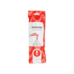 Торба за кош Brabantia PerfectFit Slide/Paper Bin размер B, 5L, 20 броя, ролка