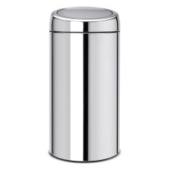Кош за смет Brabantia Touch Bin 2x20L, Brilliant Steel