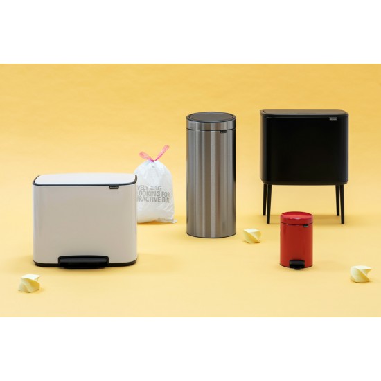Кош за смет Brabantia Touch Bin 2x20L, Brilliant Steel