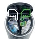Кош за смет Brabantia Touch Bin 2x20L, Brilliant Steel
