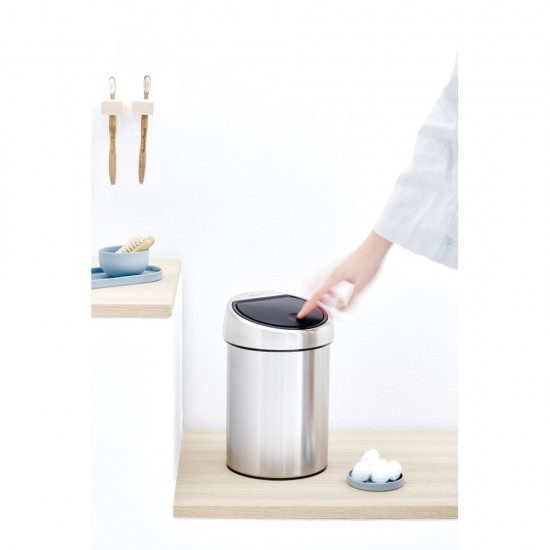Кош за смет Brabantia Touch Bin 3L, Matt Steel