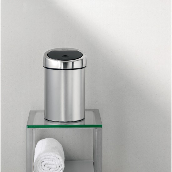 Кош за смет Brabantia Touch Bin 3L, Matt Steel