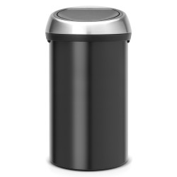 Кош за смет Brabantia Touch Bin 60L, Matt Black, FPP капак