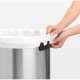 Кош за смет Brabantia Touch Bin 60L, Brilliant Steel, пластмасов капак