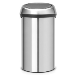 Кош за смет Brabantia Touch Bin 60L, Matt Steel Fingerprint Proof