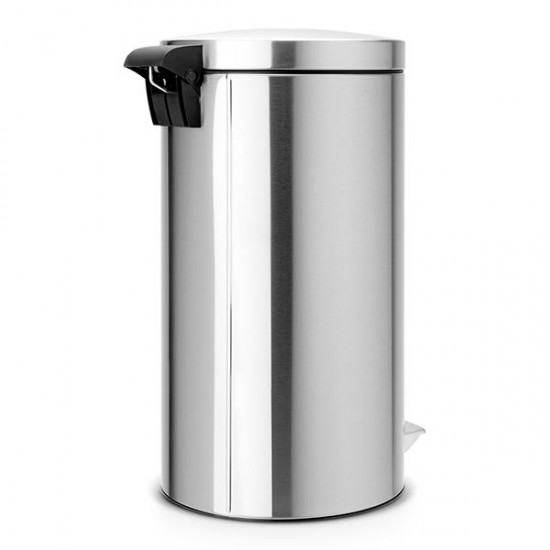 Кош за смет с педал Brabantia Silent Twin 2x20L, Matt Steel Fingerprint Proof Кош за смет с педал Brabantia Silent Twin 2x20L, Matt Steel Fingerprint Proof