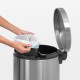 Кош за смет с педал Brabantia Silent Twin 2x20L, Matt Steel Fingerprint Proof Кош за смет с педал Brabantia Silent Twin 2x20L, Matt Steel Fingerprint Proof