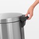 Кош за смет с педал Brabantia Silent Twin 2x20L, Matt Steel Fingerprint Proof Кош за смет с педал Brabantia Silent Twin 2x20L, Matt Steel Fingerprint Proof