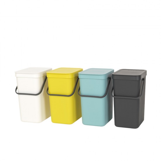 Кош за смет за разделно събиране Brabantia Sort&Go 12L, Grey