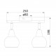 Спот 2-ка Sion, E 14, 2 x max 40W Спот 2-ка Sion, E 14, 2 x max 40W