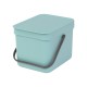 Кош за смет за разделно събиране Brabantia Sort&Go 6L, Mint