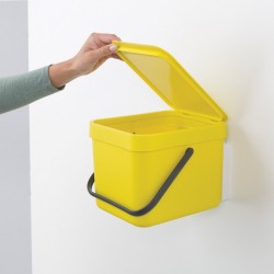 Кош за смет за разделно събиране Brabantia Sort&Go 6L, Mint