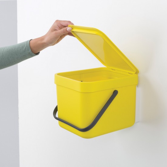 Кош за смет за разделно събиране Brabantia Sort&Go 6L, Mint