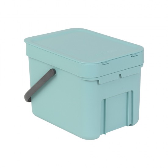 Кош за смет за разделно събиране Brabantia Sort&Go 6L, Mint