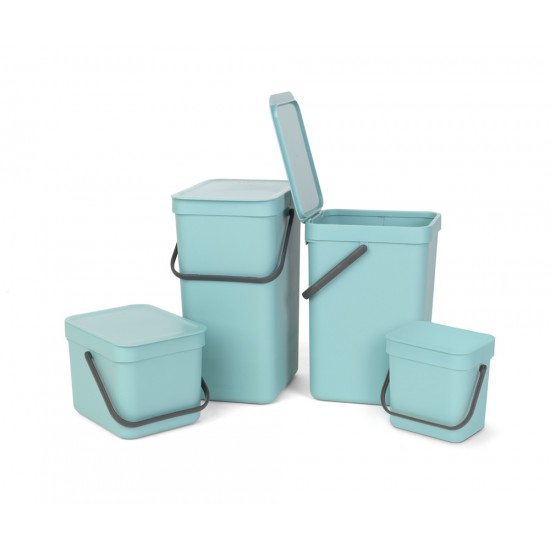 Кош за смет за разделно събиране Brabantia Sort&Go 6L, Mint