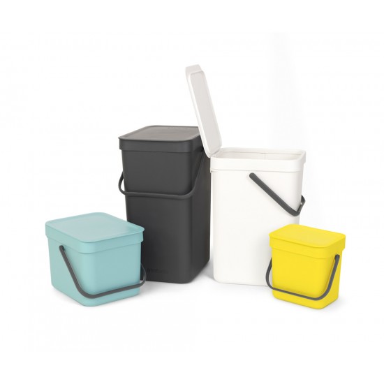 Кош за смет за разделно събиране Brabantia Sort&Go 6L, Mint