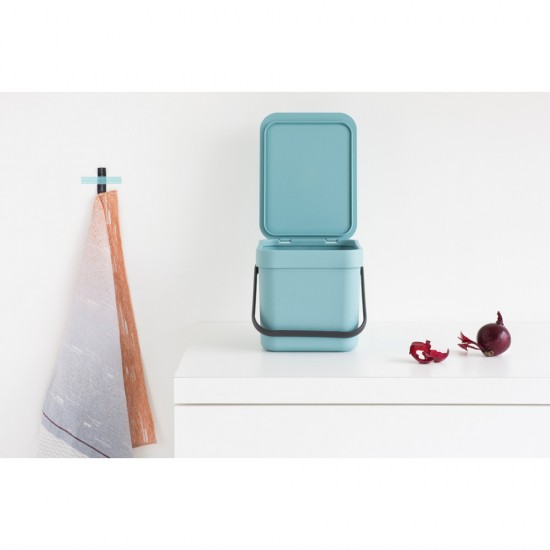 Кош за смет за разделно събиране Brabantia Sort&Go 6L, Mint