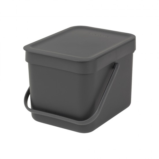 Кош за смет за разделно събиране Brabantia Sort&Go 6L, Grey