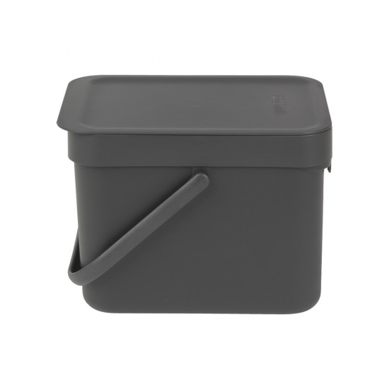 Кош за смет за разделно събиране Brabantia Sort&Go 6L, Grey