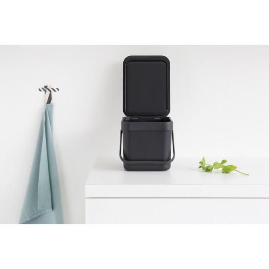 Кош за смет за разделно събиране Brabantia Sort&Go 6L, Grey