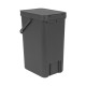 Кош за смет за разделно събиране Brabantia Sort&Go 16L, Grey
