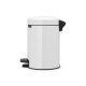 Кош за смет с педал Brabantia NewIcon 3L, White Кош за смет с педал Brabantia NewIcon 3L, White