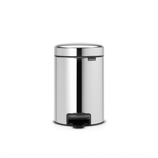 Кош за смет с педал Brabantia NewIcon 3L, Brilliant Steel Кош за смет с педал Brabantia NewIcon 3L, Brilliant Steel