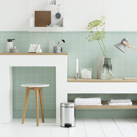 Кош за смет с педал Brabantia NewIcon 3L, Brilliant Steel Кош за смет с педал Brabantia NewIcon 3L, Brilliant Steel
