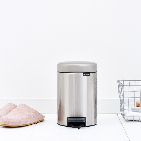 Кош за смет с педал Brabantia NewIcon 3L, Matt Steel